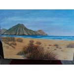 Средна картина масло на платно, Испания - 3796